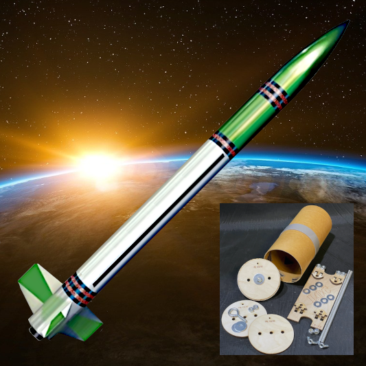 Class I High Power Rocket Kit with optional electronics bay Rockets